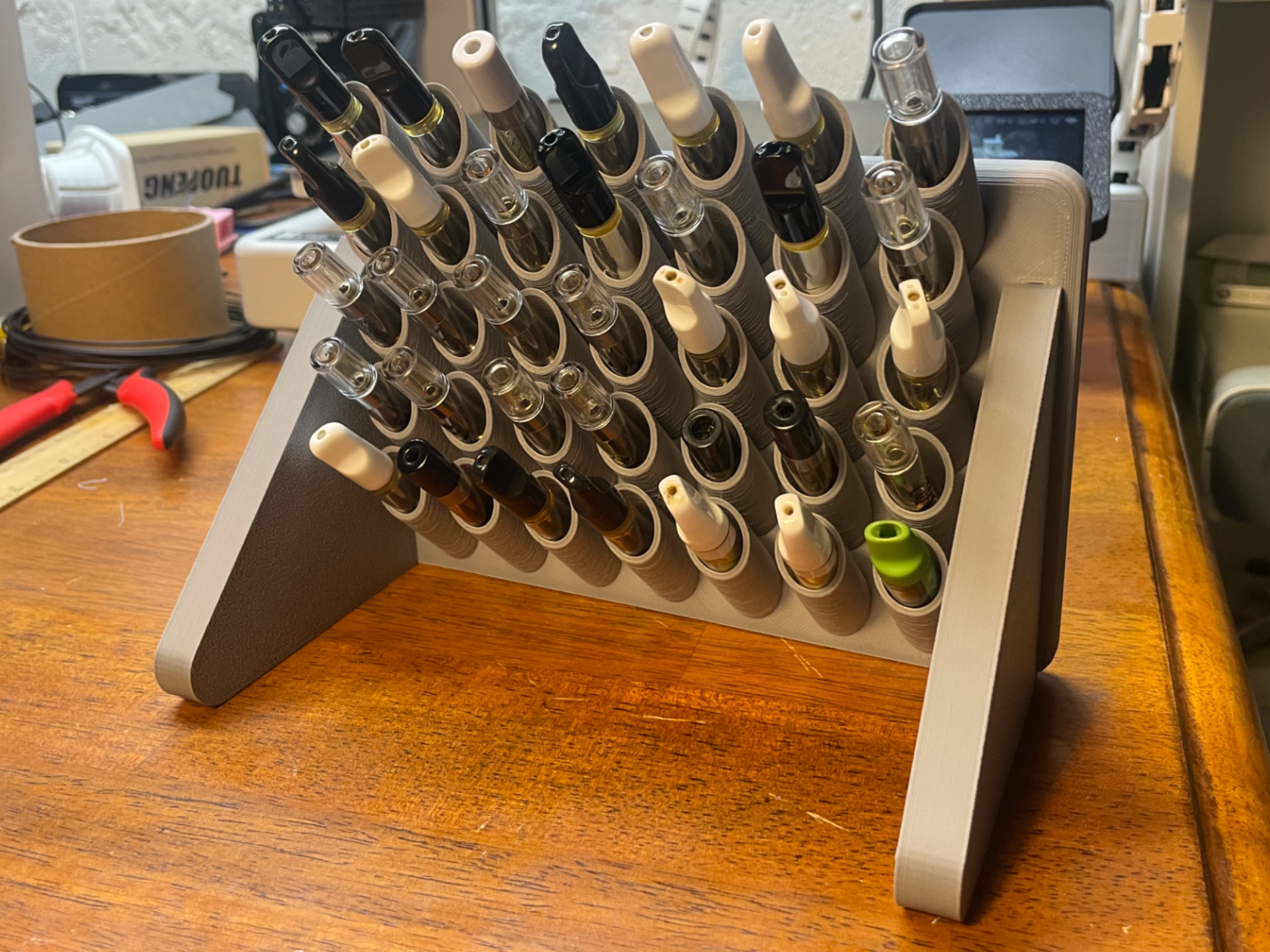 Vape Cart Display Stand Wall