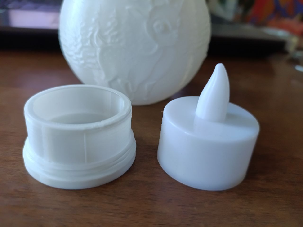 Base for a New Year's ball tea candle