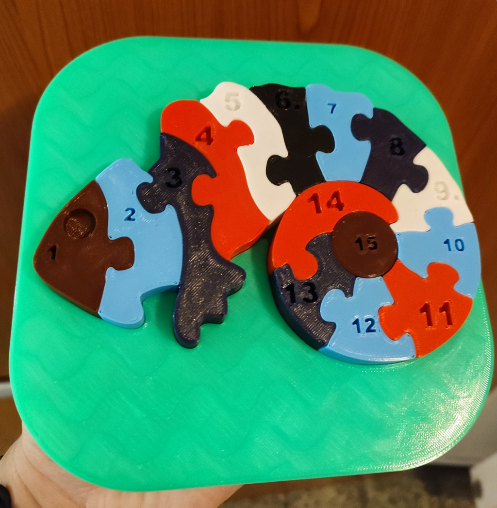 Counting Chameleon puzzle