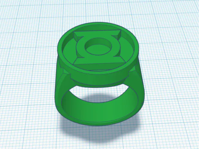 Green Lantern Power Ring - Size 12