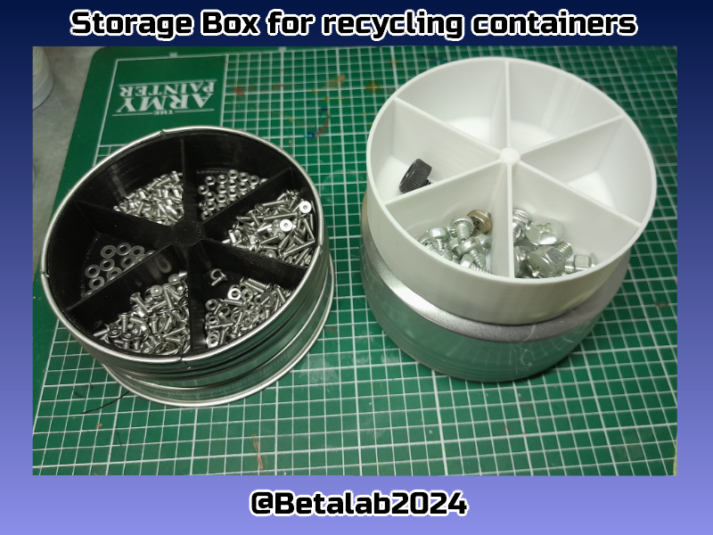 Storage Box for recycling containers