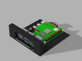 Raspberry PI Module for 1U Rack Module by @talving