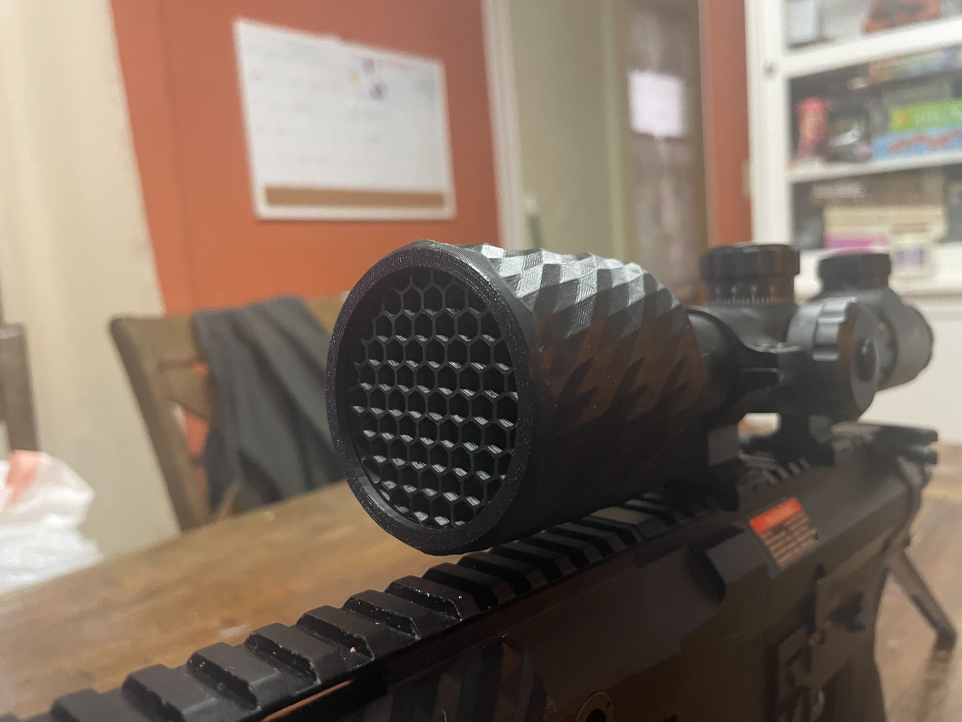 Scope cover with kill flash cover (airsoft)