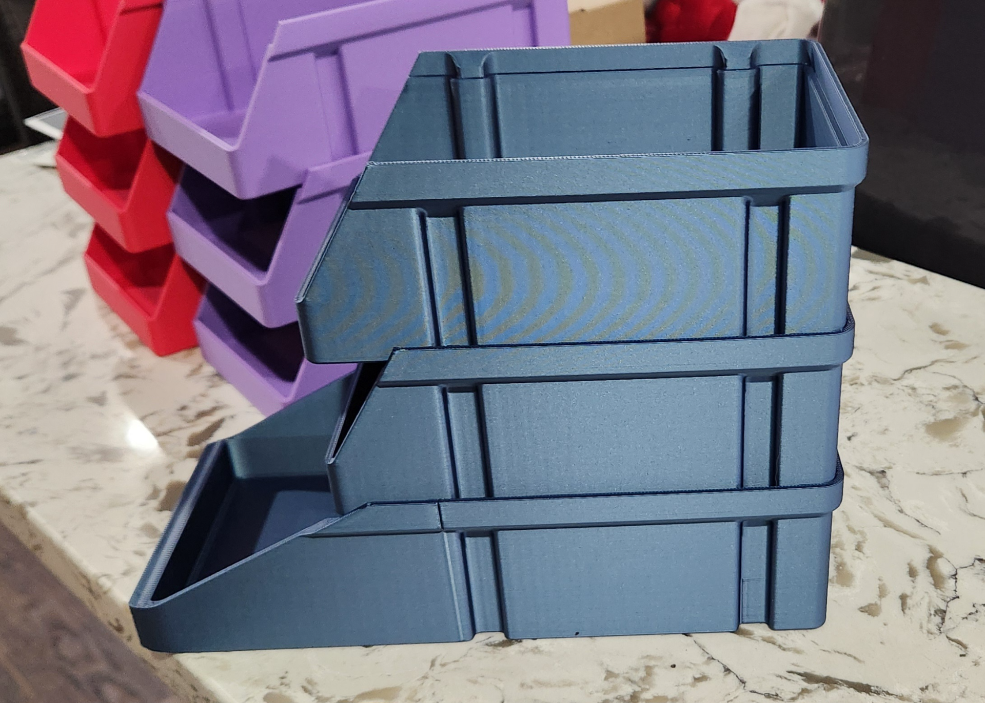 Modular stackable pencil box