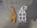 Cute cat cookie cutter