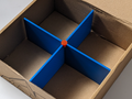 2x2 4 Compartment Filament Box Parametric Dividers