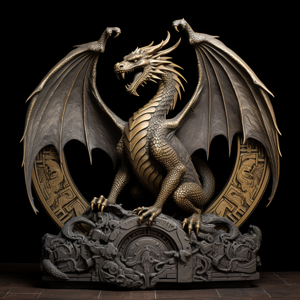 Gold Dragon - Hueforge