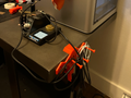Desk Wire Organizing Pegboard