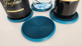 Stackable spiral coaster for large bottles