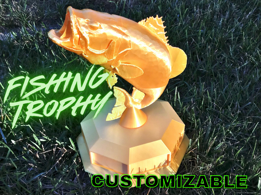 Fishing Trophy, Customizable