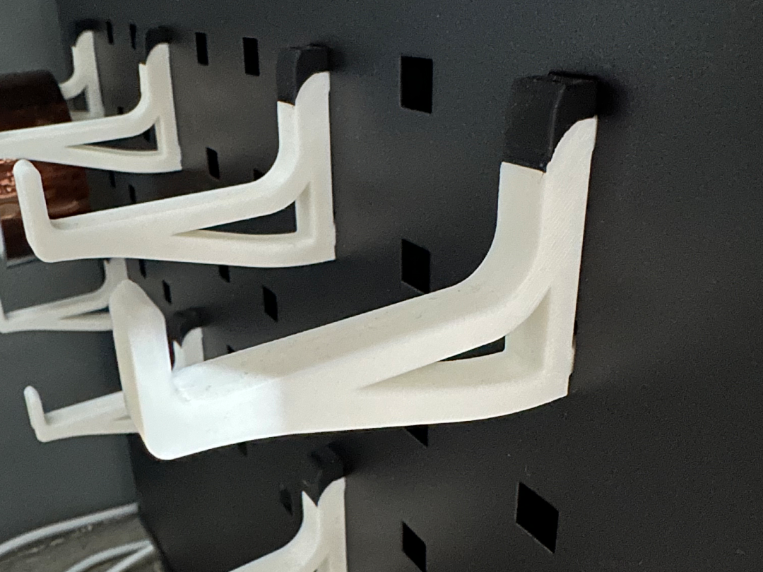 Square Pegboard Hook with Lock