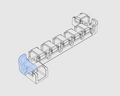 Cable Channel Bend 90°
