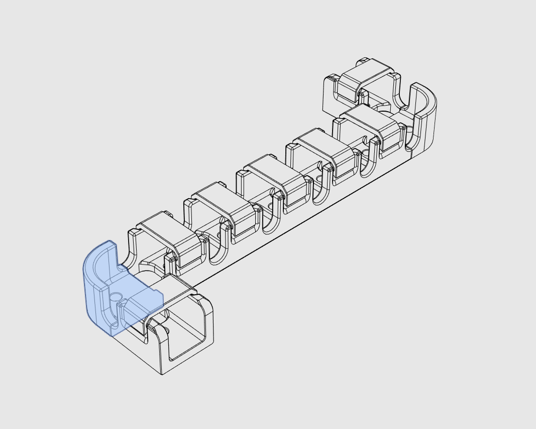 Cable Channel Bend 90°
