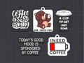 coffee - set 1 keychains/charms(free commercial)