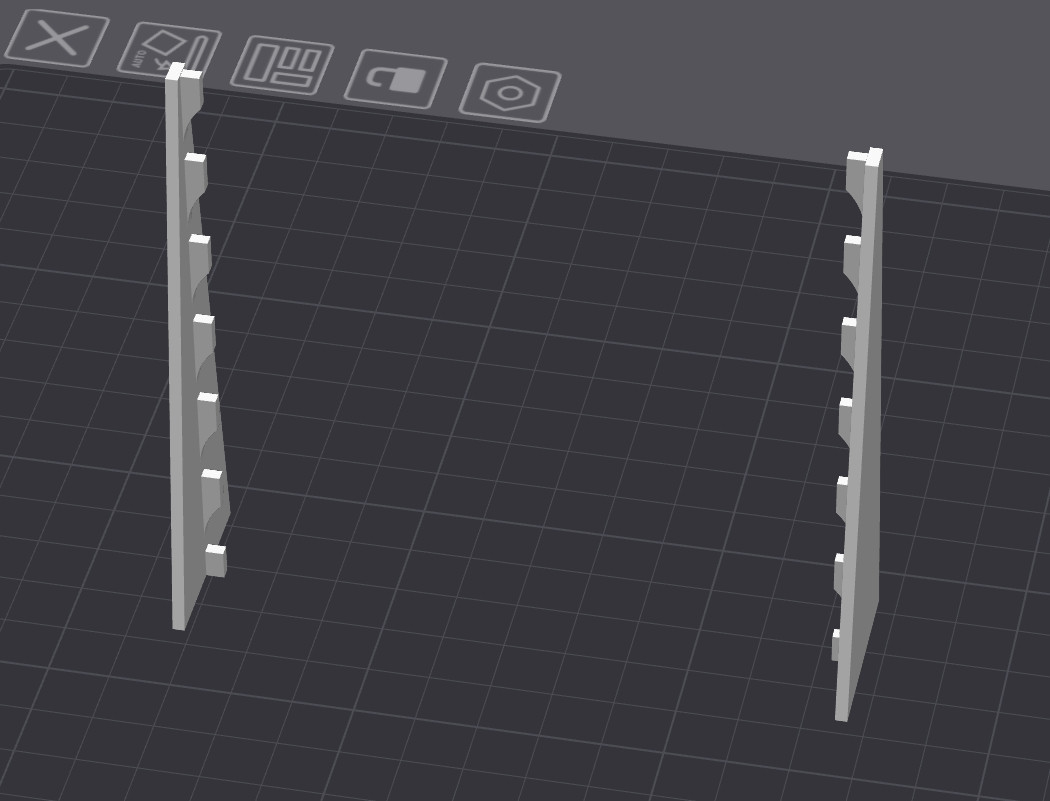 Lithophane Support Helper for 100mmX100mm