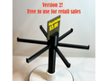 Spinning keychain display stand customizable V2!