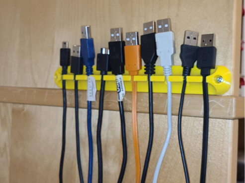 usb cable holder