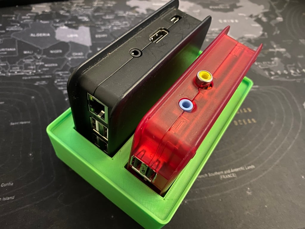 Gridfinity for Raspberry Pi 1 and 2/3 with case