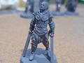 Human Fighter - Tabletop miniature - no supports!