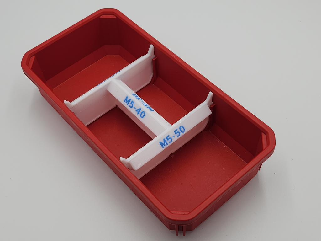 Packout divider H for labels low profile updated