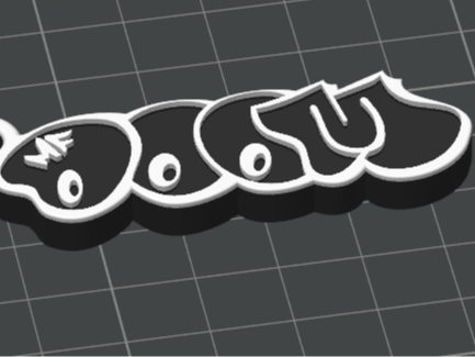 MF DOOM Keychain