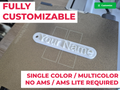 Customizable simple keychain