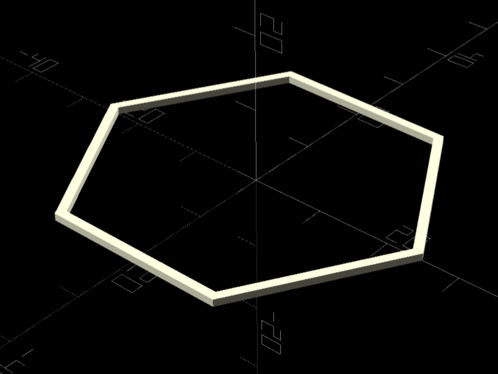 <BSG> HEXAGON FRAME