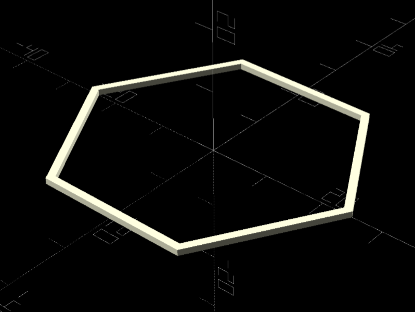 <BSG> HEXAGON FRAME