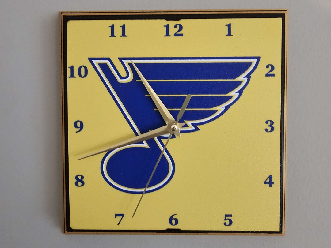 St. Louis Blues Clock Face