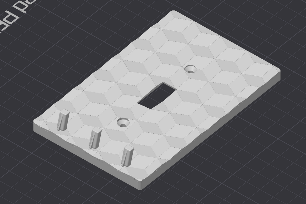 Cube Light Switch Cover