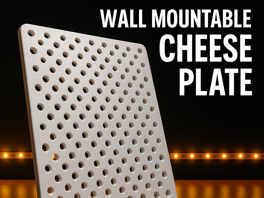 Universal Wall-Mount Camera Cheese Plate 250x210mm