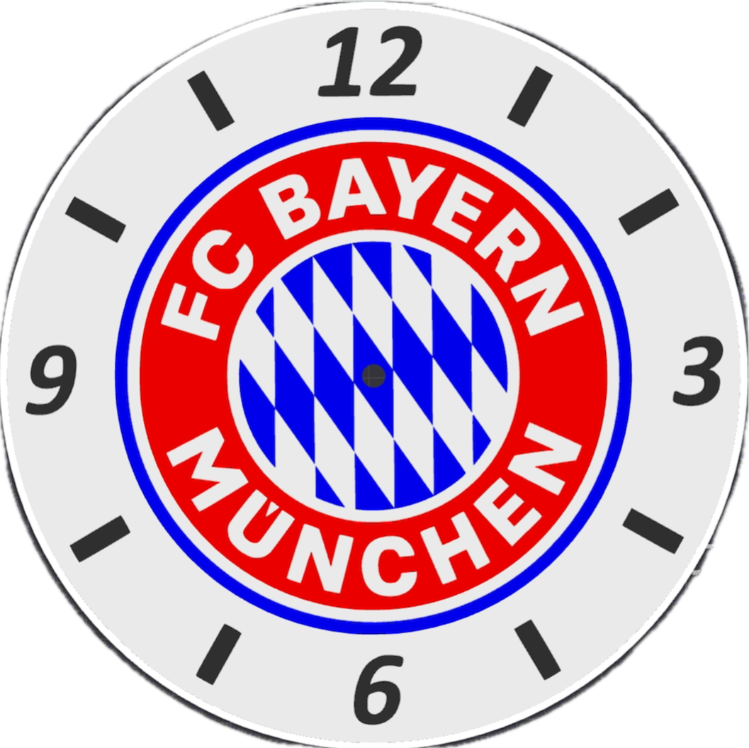 FC Bayern München Wanduhr