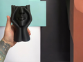 Busto donna porta pennelli