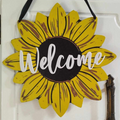 Sunflower Welcome Sign