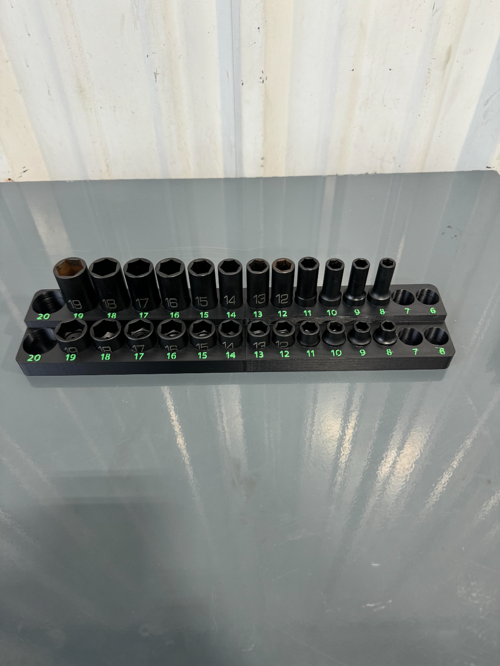3/8 Deep & Shallow Socket Tray