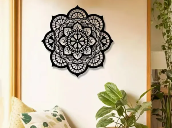 Floral Mandala Wall Art