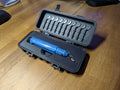 Deburring tool case with magnets