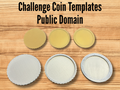 Classic Blank Challenge Coin Template