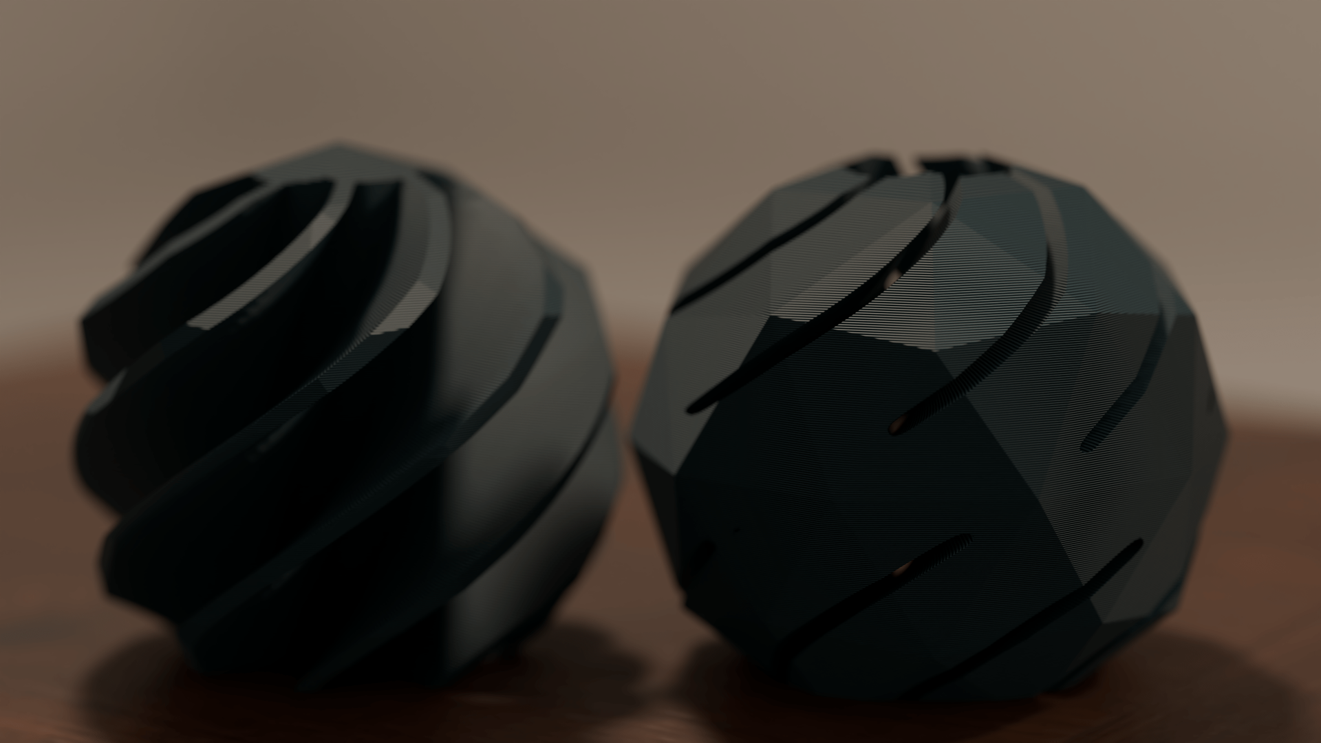 Impossible screw fidget ball