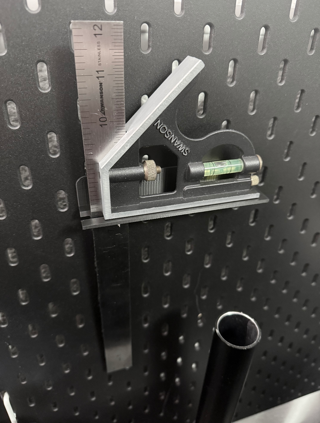 Ikea Skadis Pegboard Mount for Combination Square