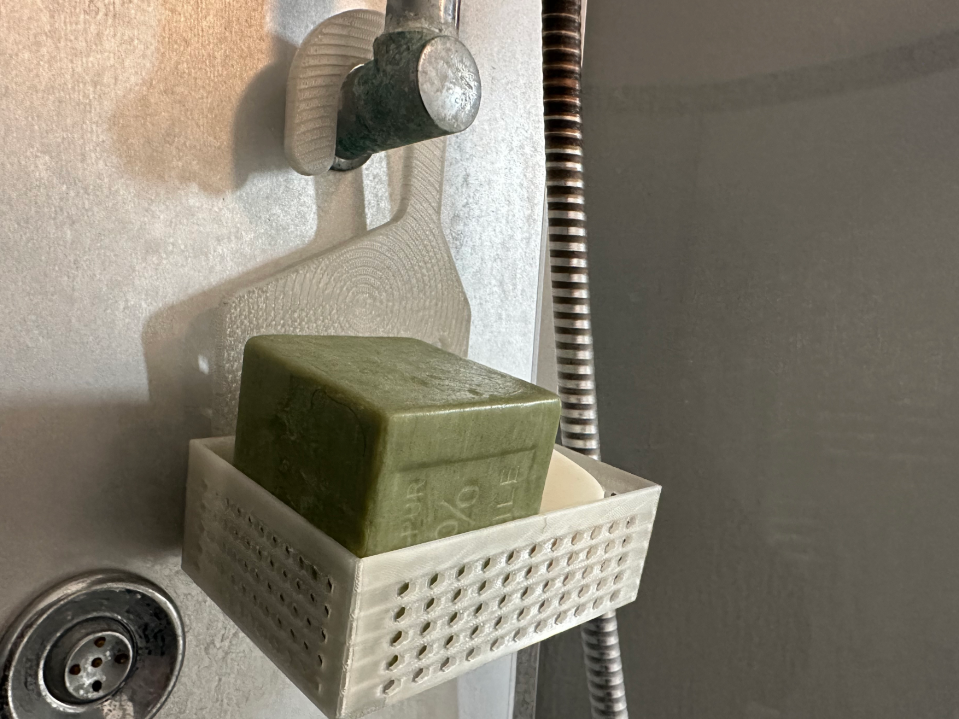 Porte savon de douche