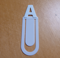 Simple Alphabet Bookmark - Great for Kids initials