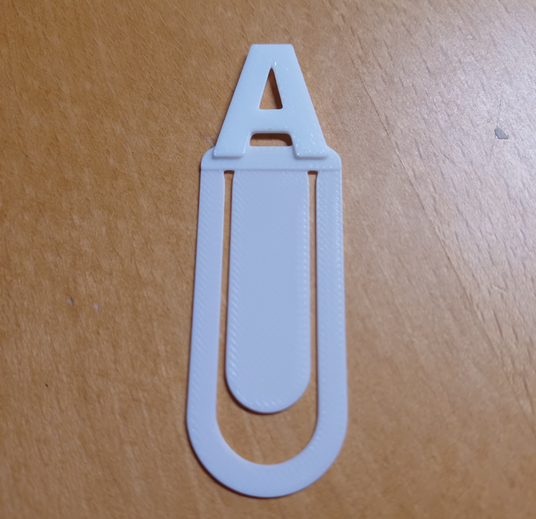 Simple Alphabet Bookmark - Great for Kids initials