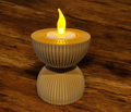 Hourglass Candle Holder - sharp edges