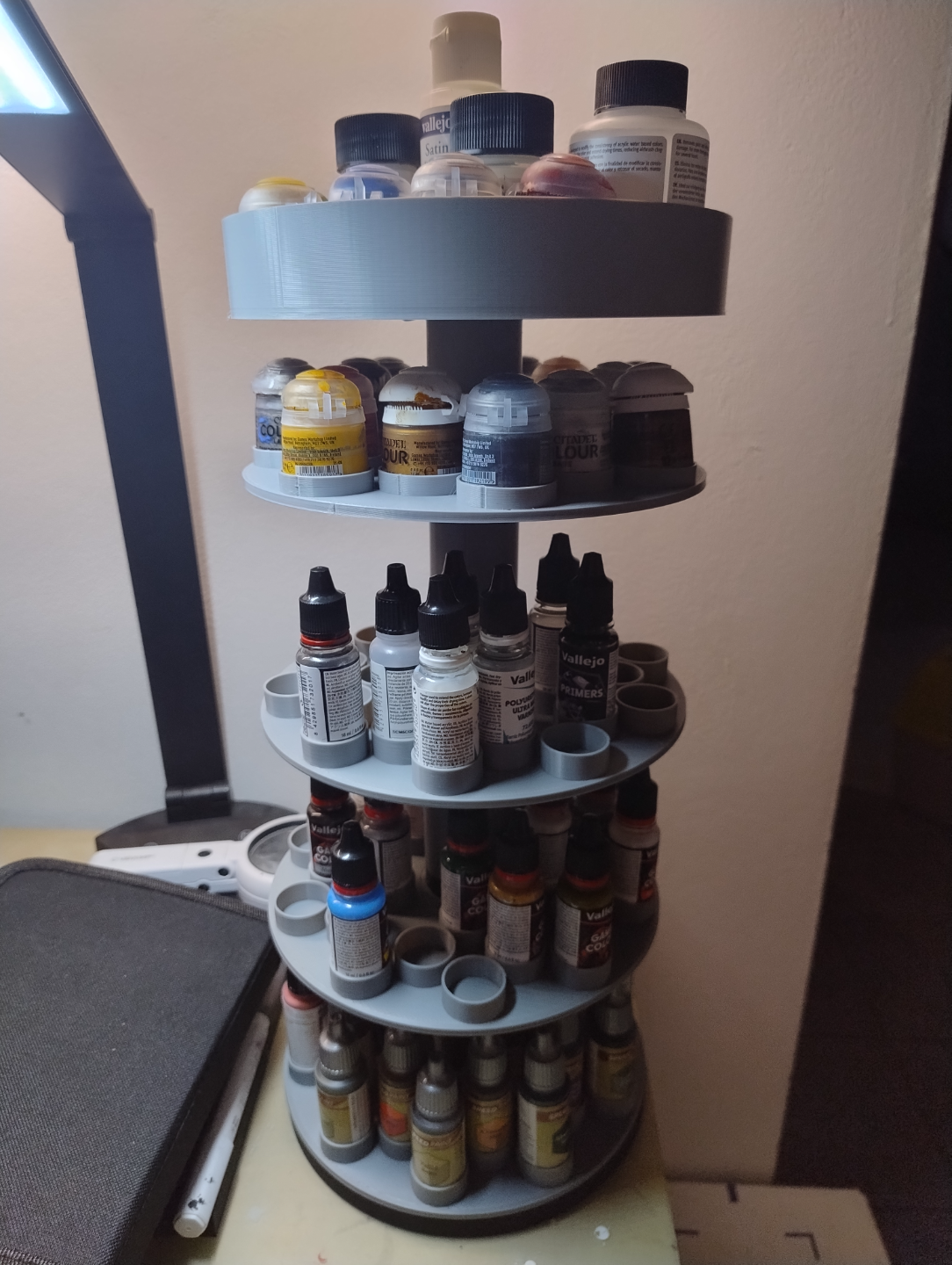 Rotating Paint Stand -Citadel+Valejo+ArmyPaint