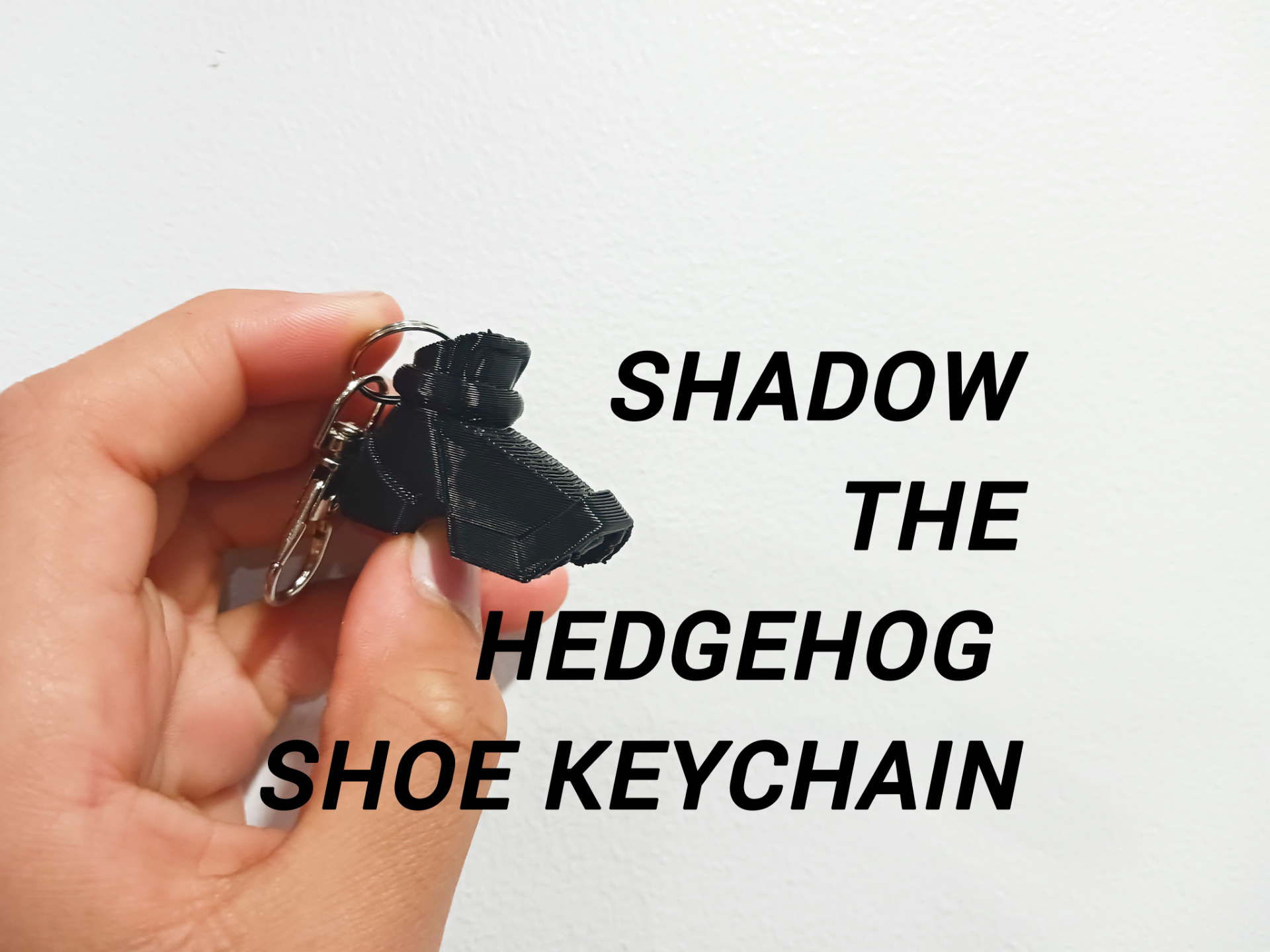 Shadow The Hedgehog Shoe Keychain