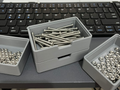 Stackable parts storage