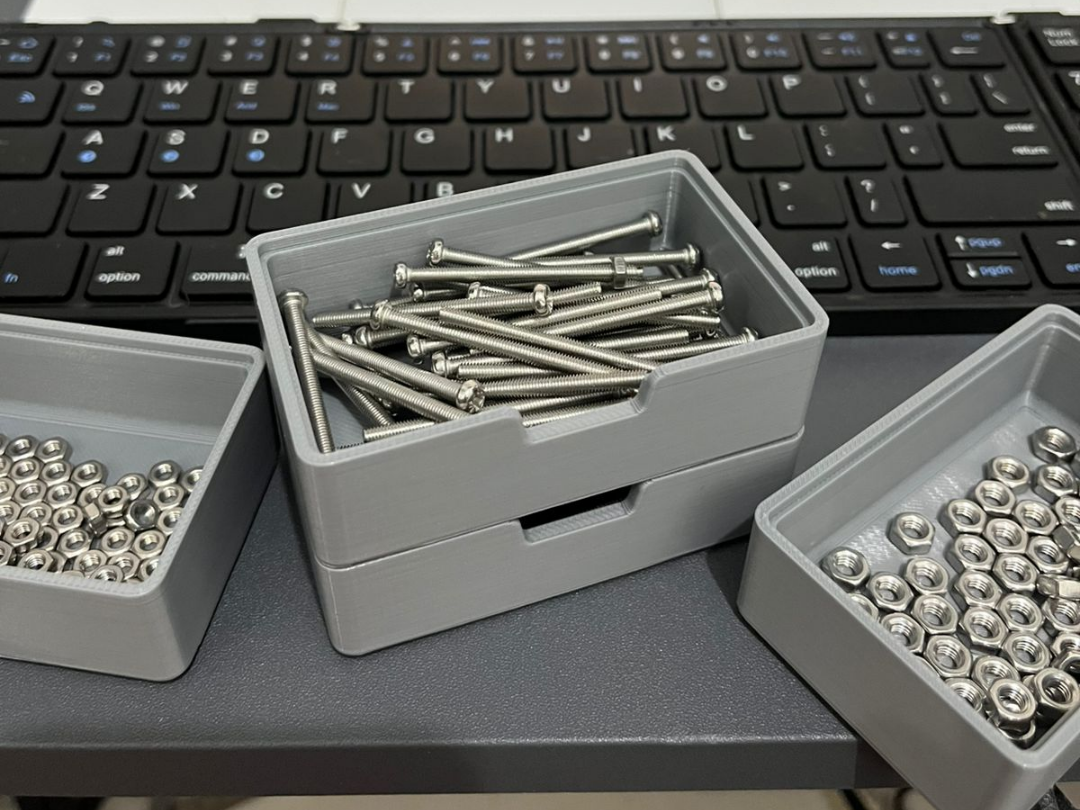 Stackable parts storage