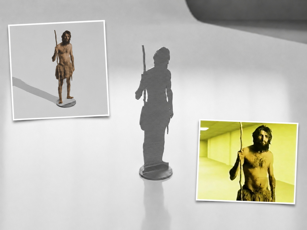 Backrooms Caveman Cutout
