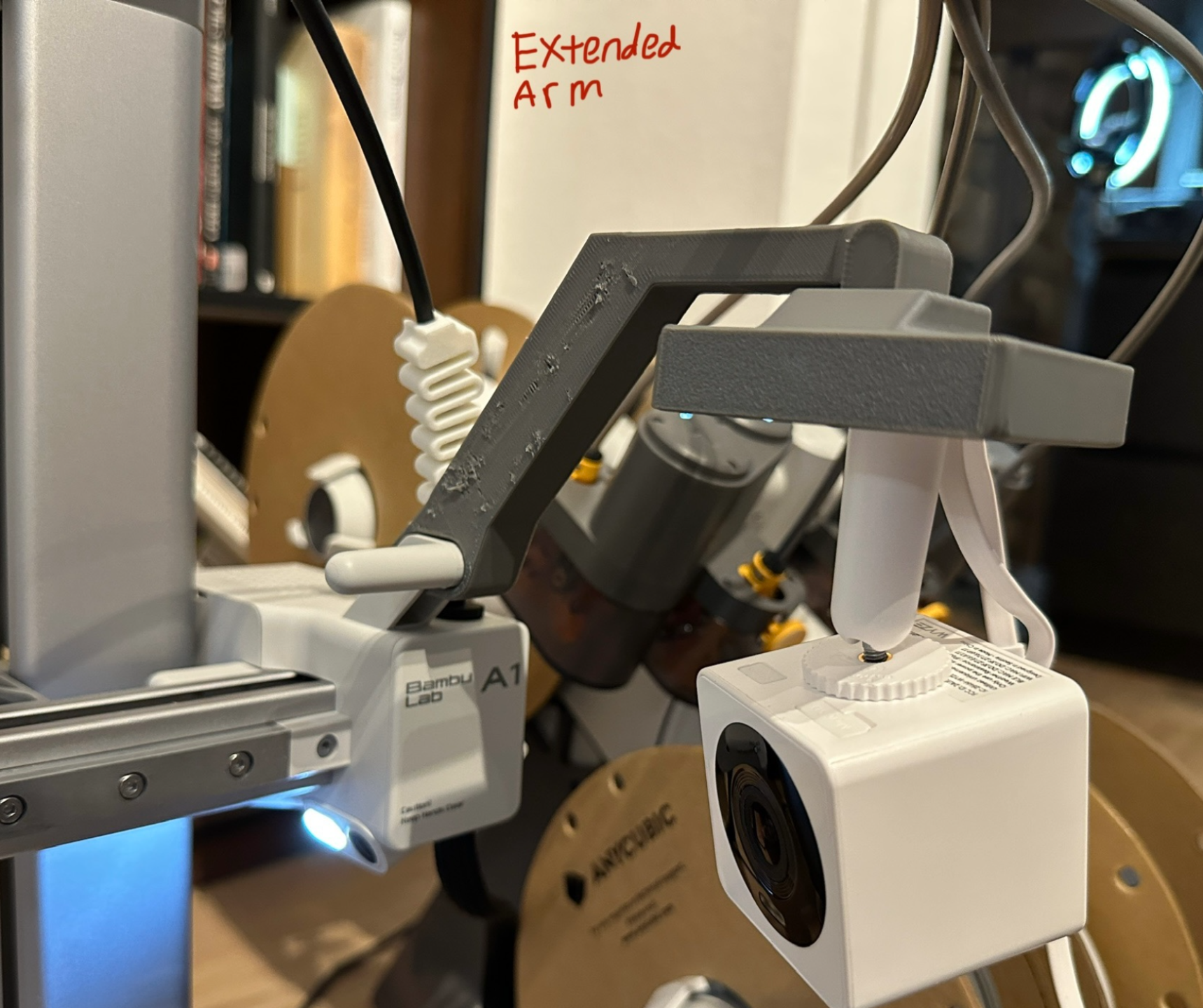 Bambu Lab A1 Wyze Cam OG Mount Extended